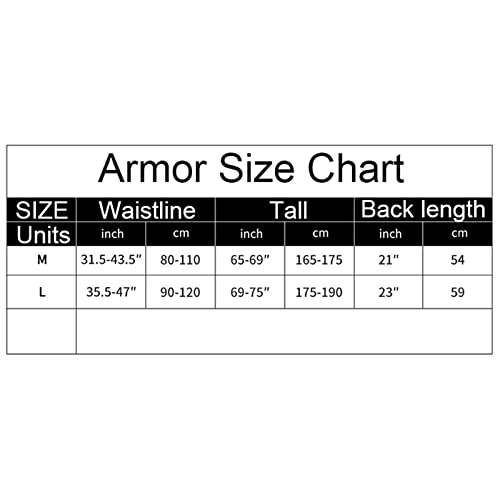Adult Protective Armor Chest Spine Protector Vest D767