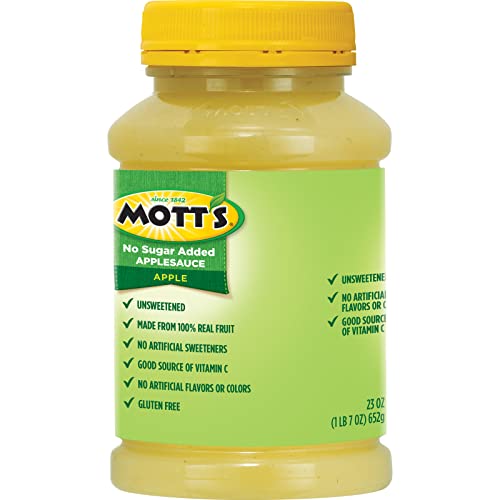 46 Oz Jar (Pack Of 8) No Sugar Added Applesauce O680100