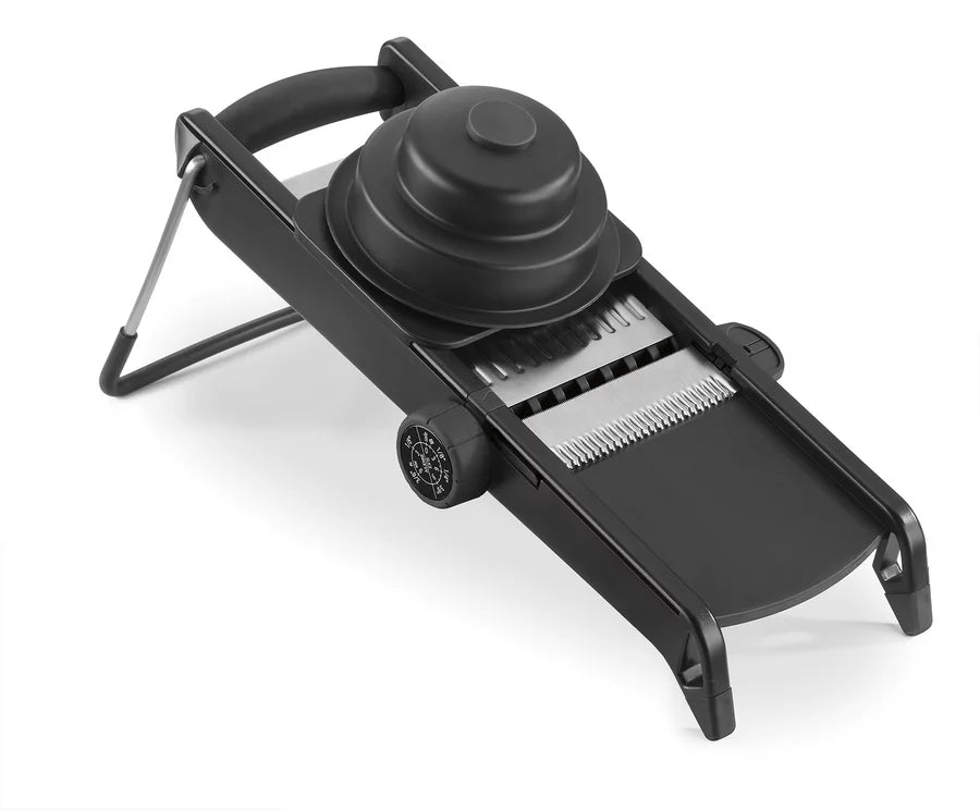 Black Non-Handled Mandoline Slicer with Stainless Steel Blades U4334