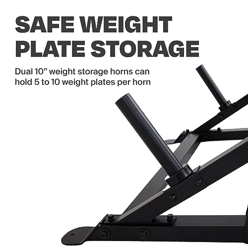 Half Rack with J-Hooks, Pull Up Bar & Weight Storage T728