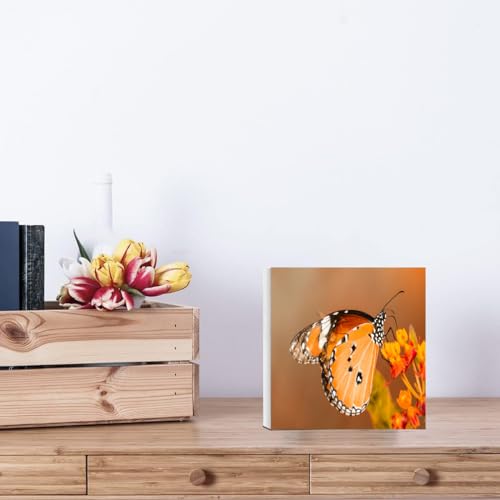 Wood Box Sign 7x7 Inch X55683