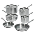 10 Pc Stainless Steel Pot Pan Set F72121