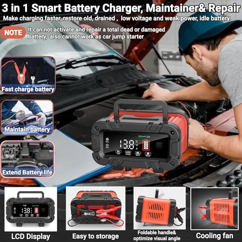 20A 12V 24V Smart Battery Charger J6888
