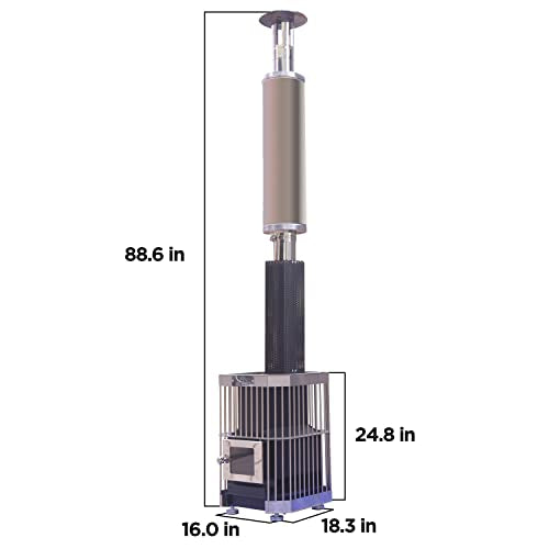 Wood Burning Sauna Heater and Chimney Kit Y74562