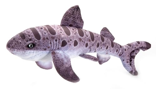 Purple Leopard Shark Stuffed Animal Plushie, 26 inches M402751