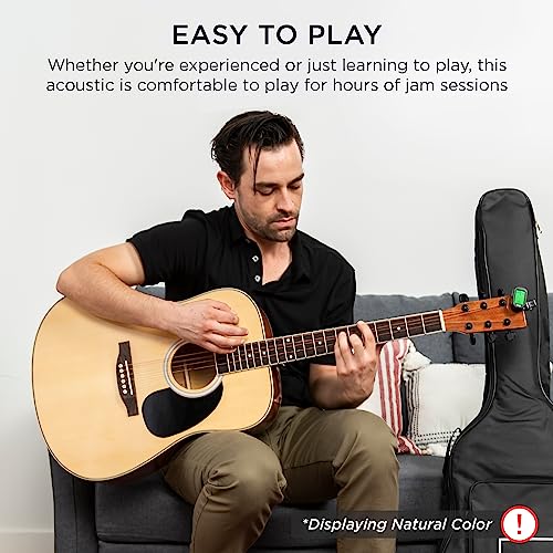 Full Size Acoustic Guitar Starter Set with Case R99299