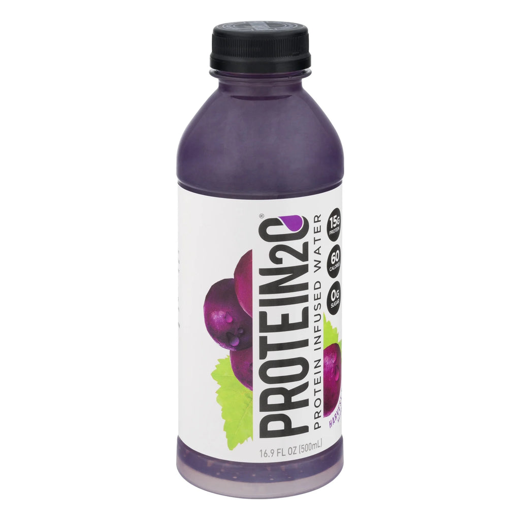 15g Whey Protein Infused Water, Harvest Grape, 16.9 oz Bottle Y6626