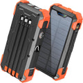 42800mAh Solar Charger Power Bank Portable Battery Pack F880921