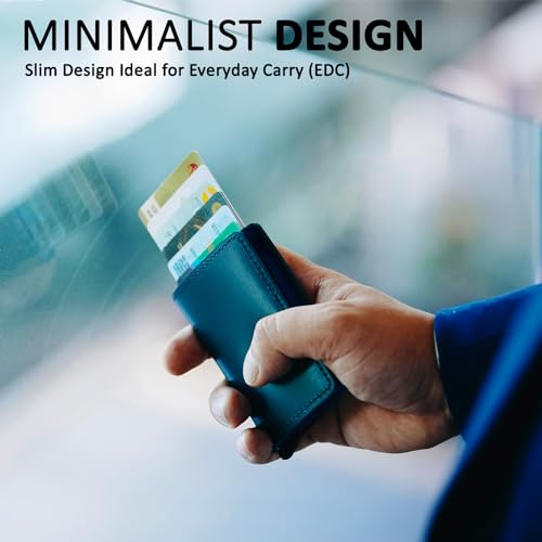 RFID PU Leather Slim Front Pocket Wallet M6604