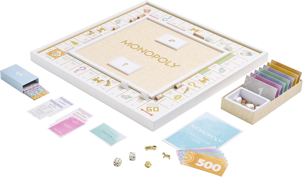 Monopoly Bianco Edition with Wood Game Board C2492