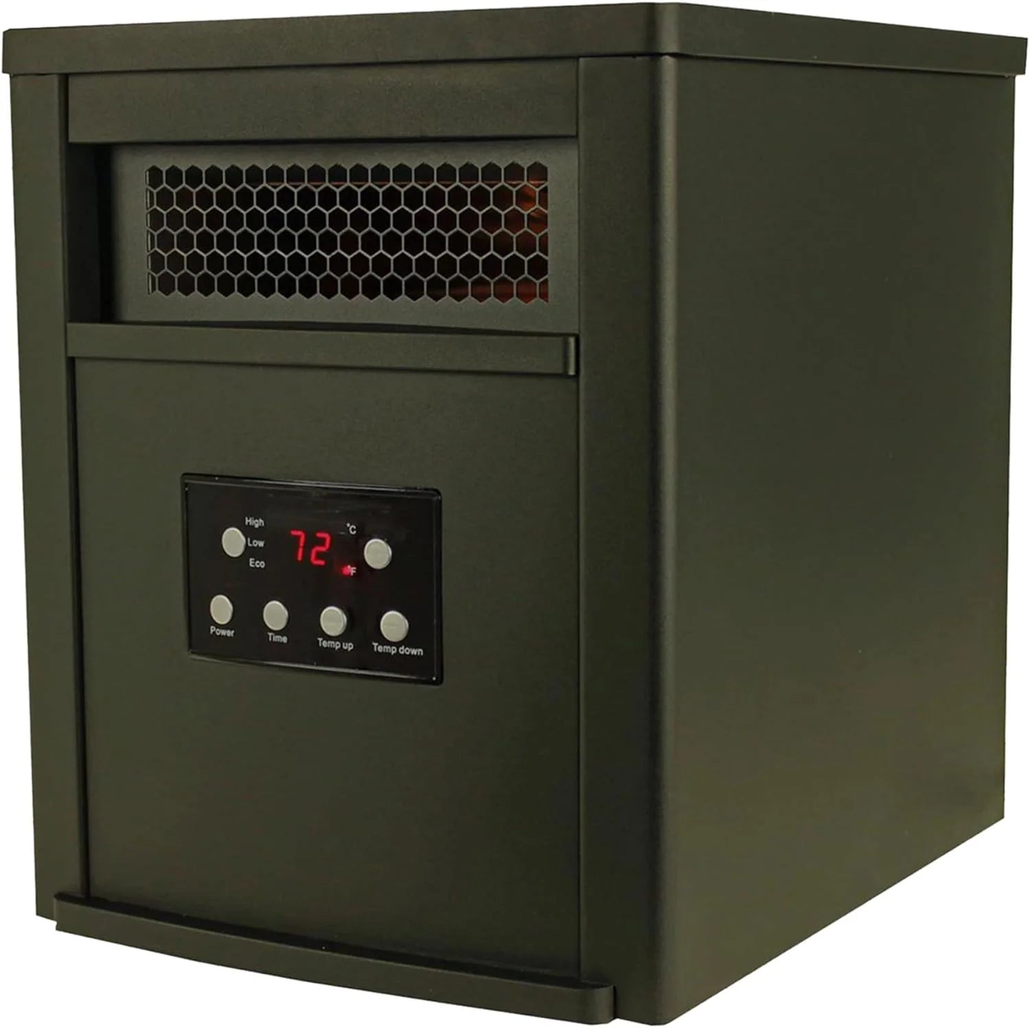 1500W Portable Electric Infrared Quartz Space Heater Black (2 Pack) M4260
