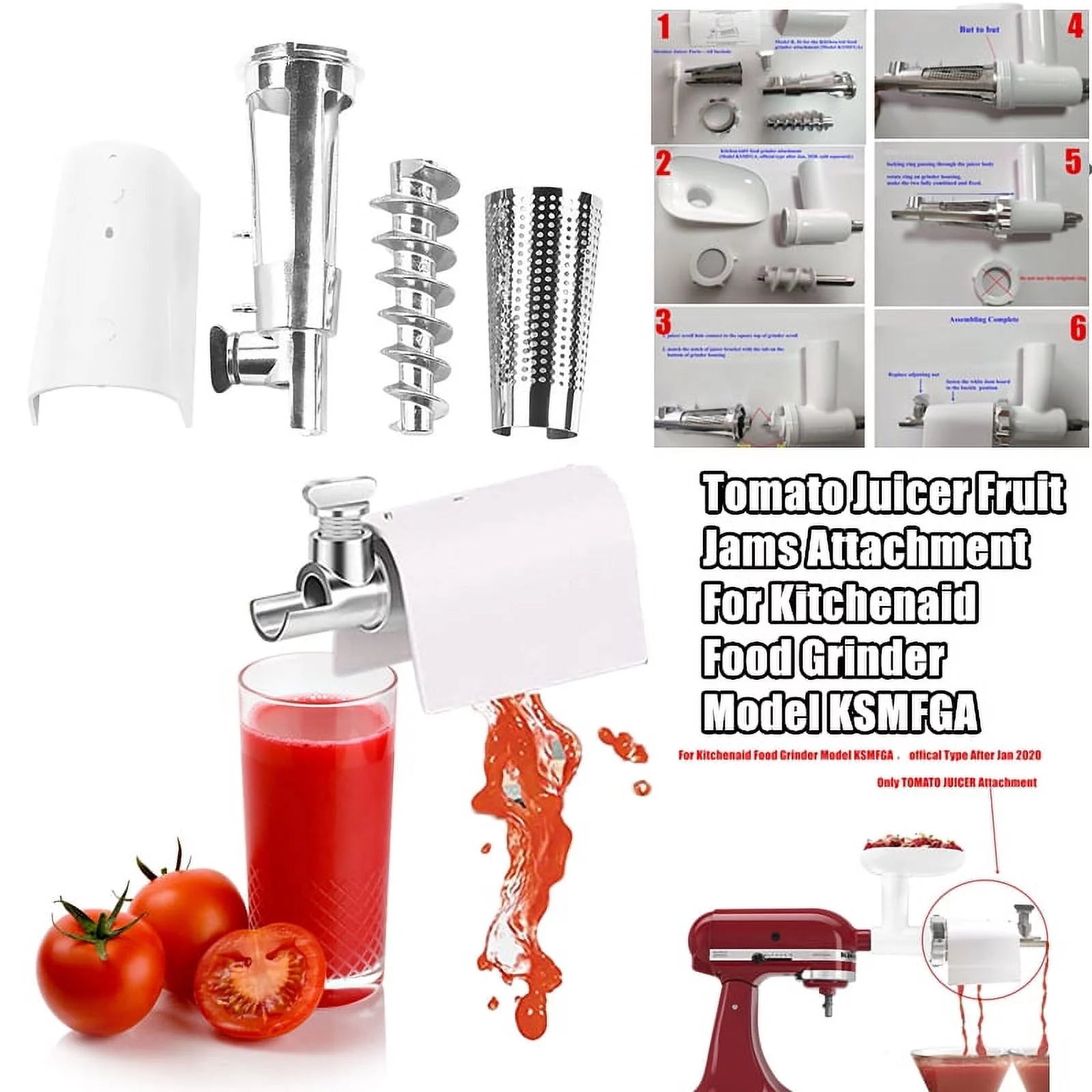 Fruit Juice Sauce Maker Attachment Kit J824744