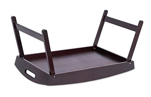 Walnut Bamboo Bed Tray with Folding Legs E77579