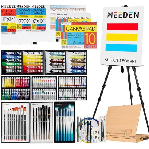 151pcs Art Supplies Painting Set with Easels and Paints O750
