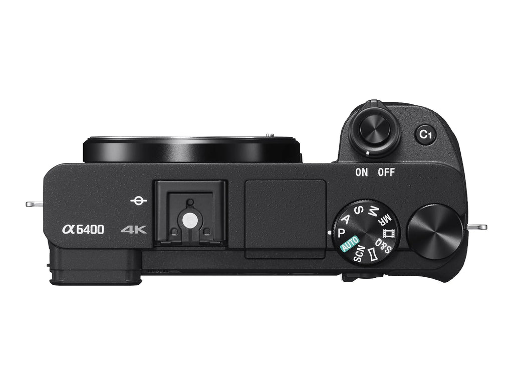 Black Mirrorless Digital Camera 24.2 MP APS-C 4K with 18-135mm Lens H20998