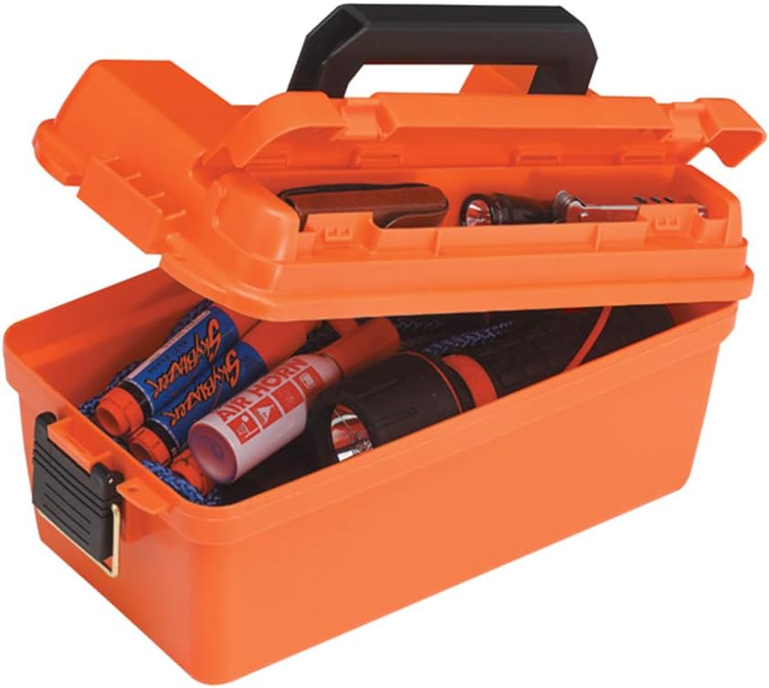 Shallow Dry Storage Box Orange Small F577