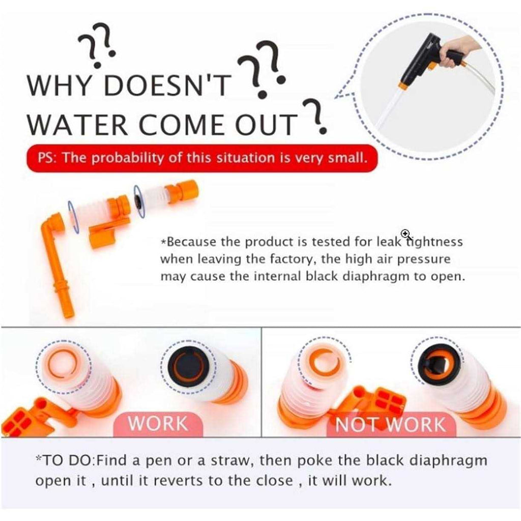 Aquarium Gravel Cleaner with Air-Pressing Button Fish Tank Sand Cleaner Kit Siphon Vacuum Cleaner E398536
