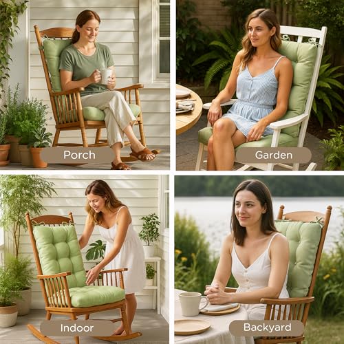 Sage Rocking Chair Cushion Set X249