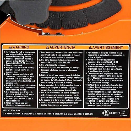 Oscillating Edge Belt Sander T377534