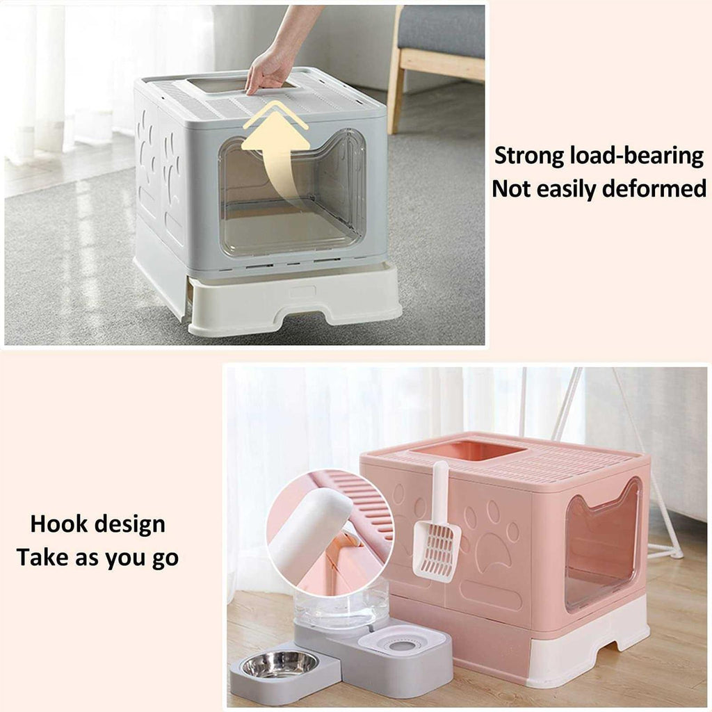 Enclosed Cat Litter Box with Lid S1392