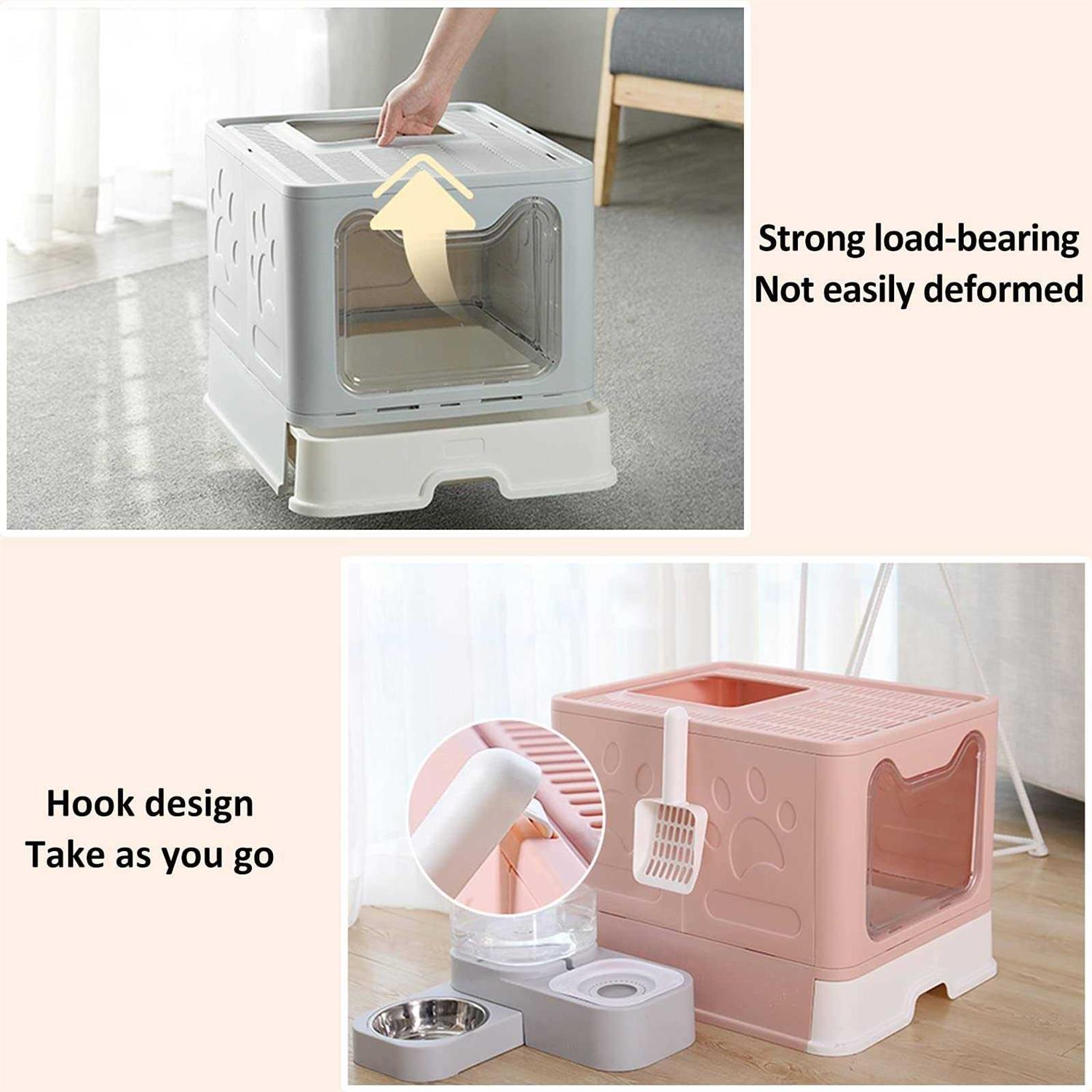 Enclosed Cat Litter Box with Lid S1392