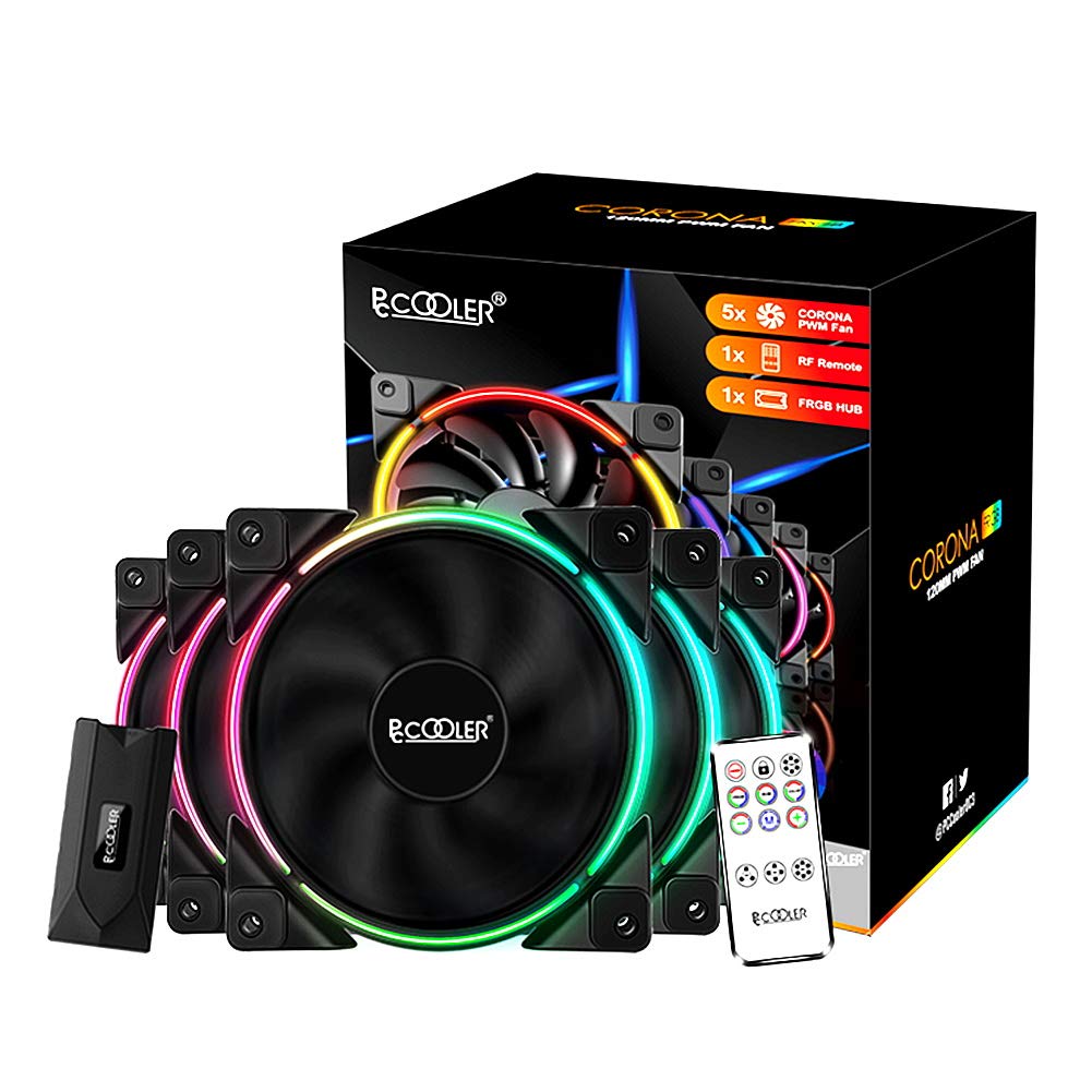 120mm PWM RGB Silent Cooling Fan for PC Case D72062