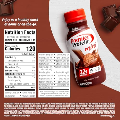 Chocolate Protein Shake, 22g Protein, 8.75fl oz, Pack of 12 G1627