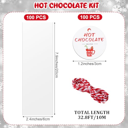 100 Set Christmas Wooden Spoons with Tag Bag Rope R692