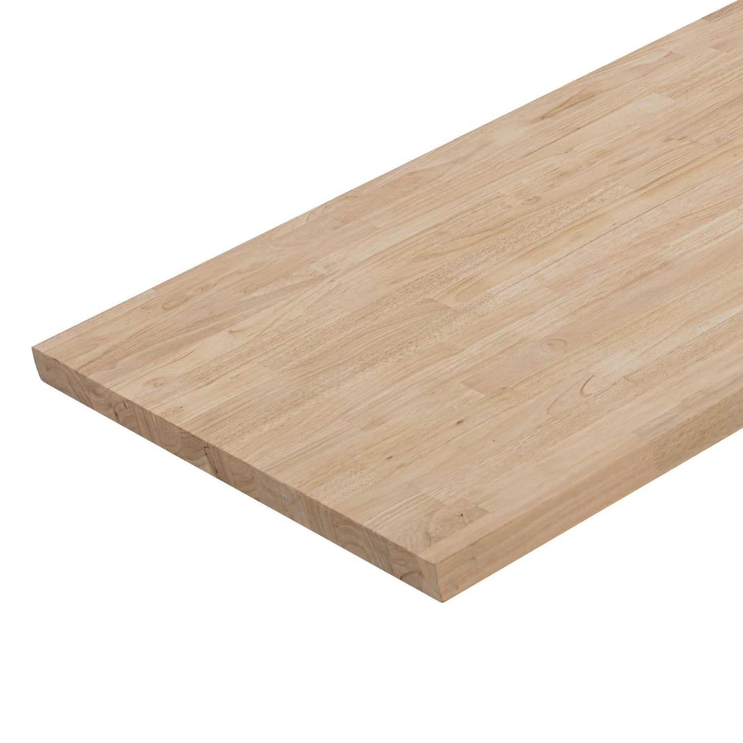 Natural Straight Butcher Block Hevea Countertop G7553