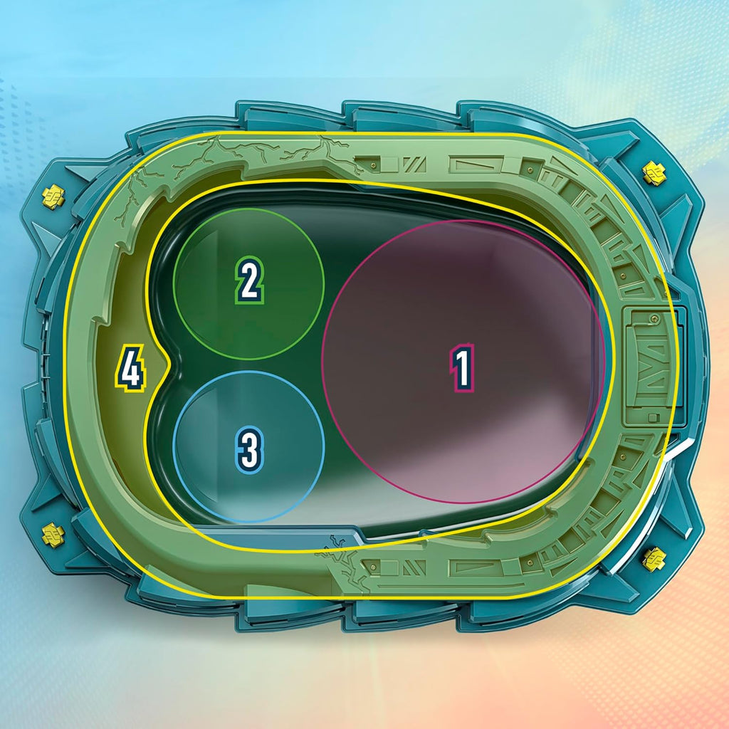 Battle Set Stadium with 2 Spinning Tops and 2 Launchers P409740