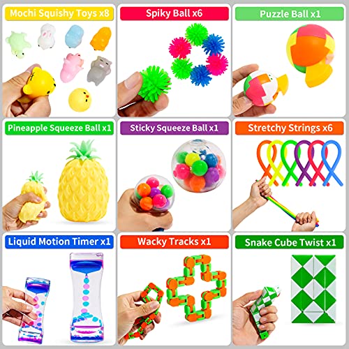76 Pack Sensory Fidget Toys Set M295692