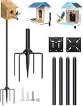 80In Bird House Pole, Heavy Duty with 5-Prong Base T512872