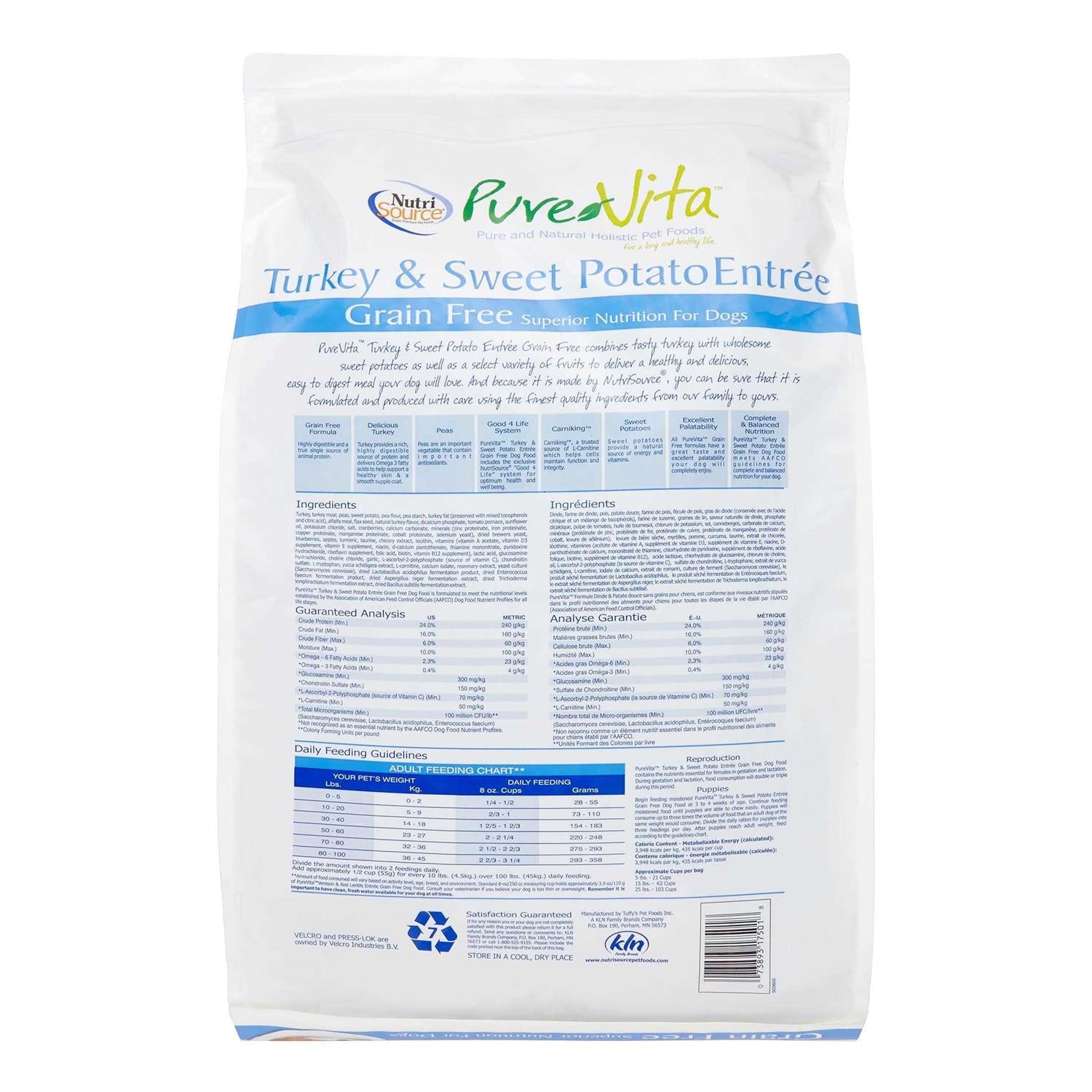Grain-Free Turkey & Sweet Potato Dry Dog Food O20291