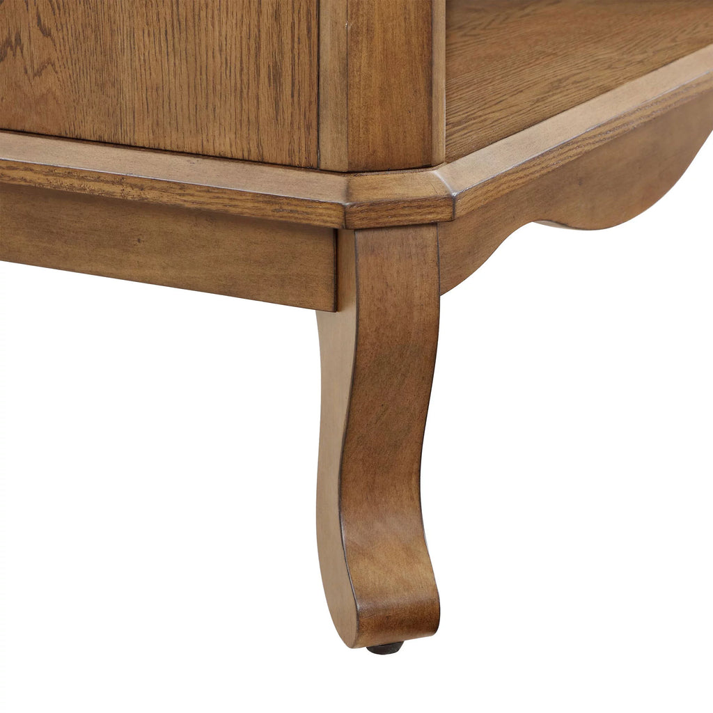 Heirloom Brown Solid Wood Bookcase W5083