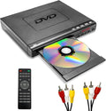 Mini DVD Player with AV Output USB Input Remote Control Q4059