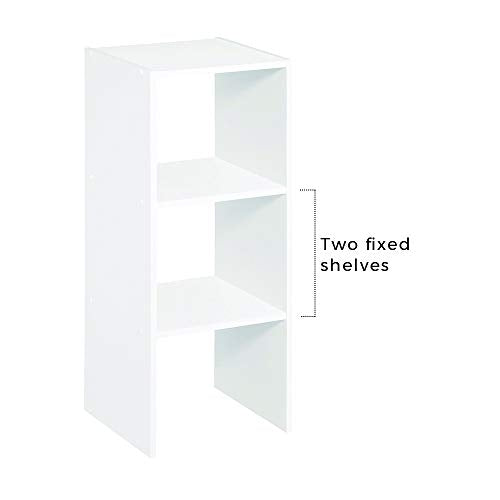 White Stackable 31-inch Vertical Organizer & White Stackable 24-Inch Wide Horizontal Organizer O156920