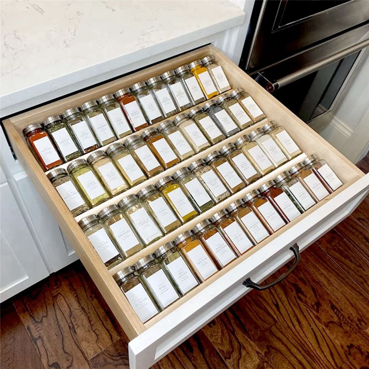 Clear Acrylic Spice Drawer Organizer D761694