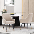 Gray Upholstered Swivel Dining Chairs Set of 2 O85648