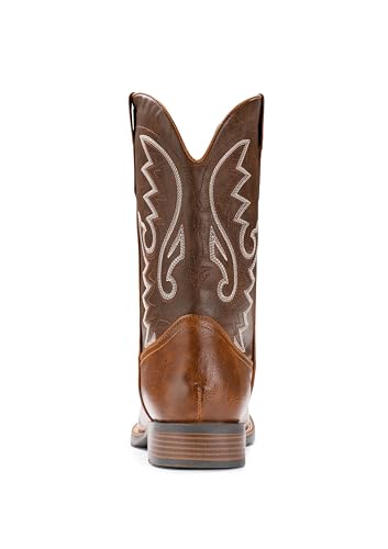 Cowboy Boots Western Boot Embroidered Pull On Slip Resistant Boots U3036
