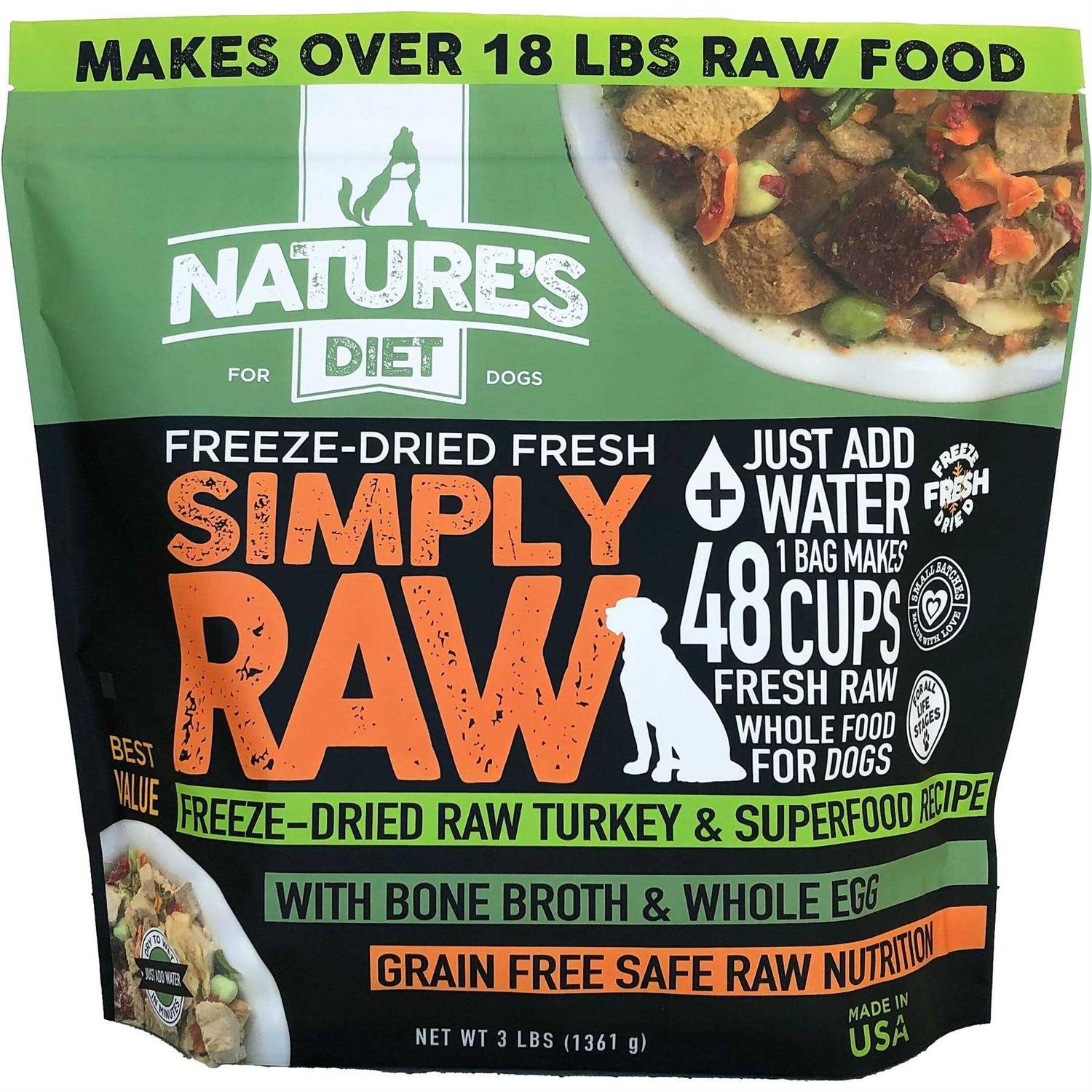 Freeze-Dried Raw Whole Food Meal Makes 18 Lbs Fresh Raw Food Y9282