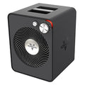 Storm Gray Metal Heater with 2 Heat Settings and Adjustable Thermostat Z679