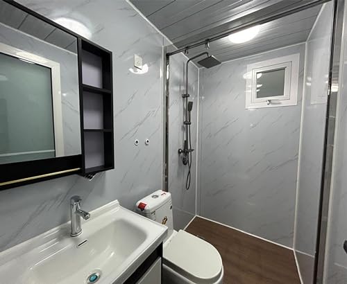 20x20ft Steel Expandable Tiny House with Restroom and Kitchen H4084