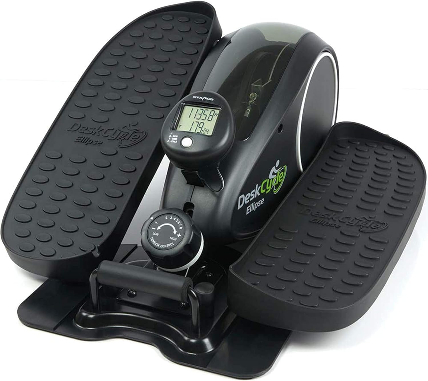 Black Compact Under Desk Elliptical Machine Z2655