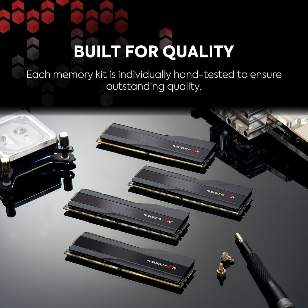 DDR5 RAM 64GB (2x32GB) 6000MT/s CL32-38-38-96 Matte Black Desktop Computer Memory N80064