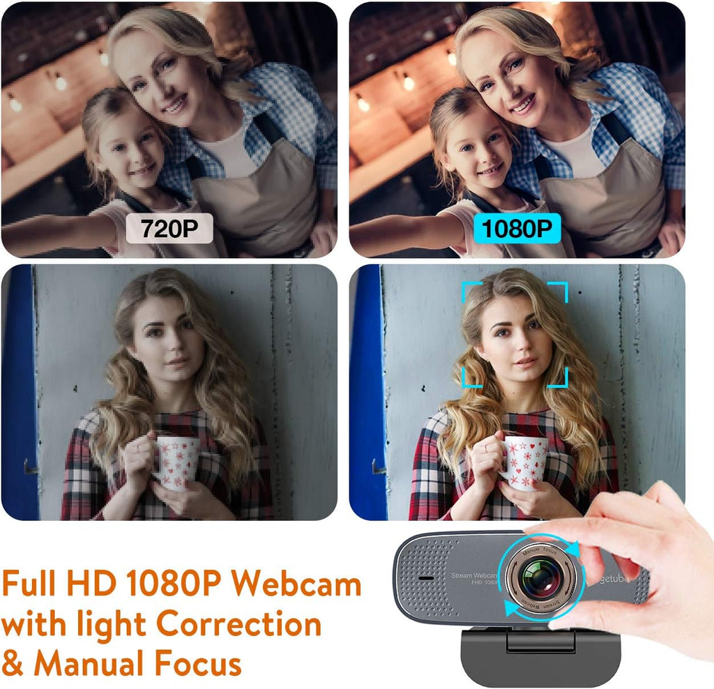 1080P Web Camera with Microphone D1267