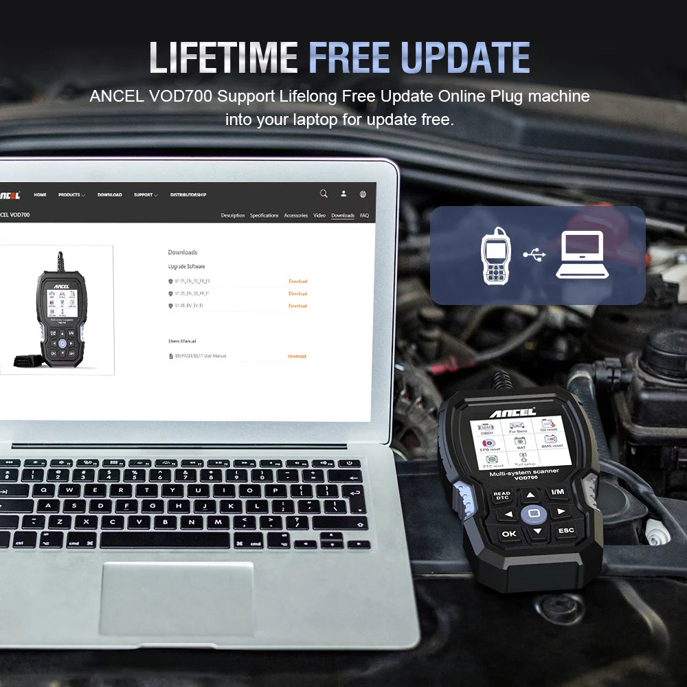 OBD2 Scanner for Volvo Vehicles Scan Full Systems Oil BMS EPB Reset ABS Bleeding Maintenance Service Car Code Reader Automotive Diagnostic Tool J435522