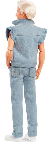 Ken Doll Wearing All-Denim Matching Set with Original Ken Signature Underwear O182