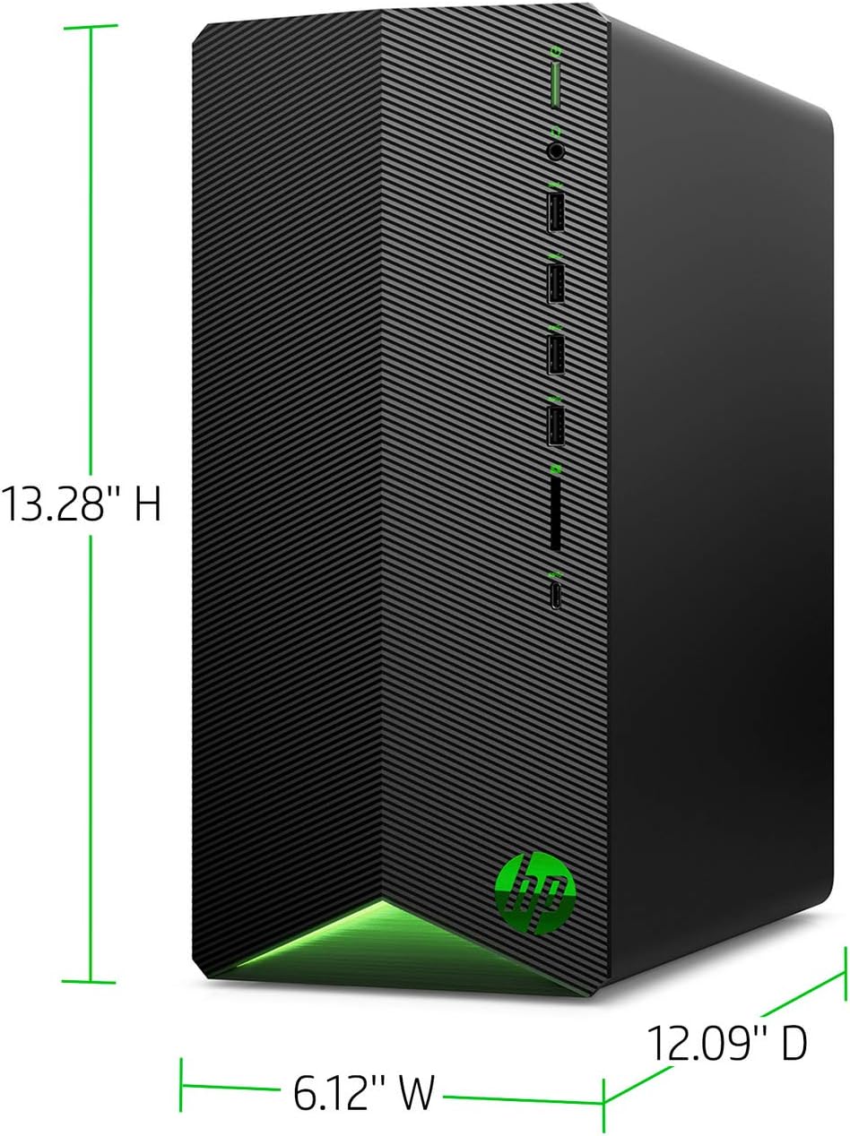 Black Intel Core i5-10400F 6-Core NVIDIA GeForce GTX 1650 16GB RAM 512GB PCIe NVMe SSD Gaming Desktop I213