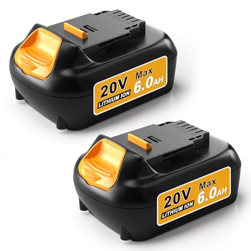2Pack 6.0Ah Replacement Battery for 20V Cordless Power Tools I70797