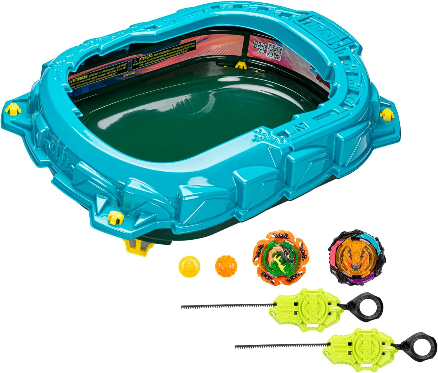 Battle Set Stadium with 2 Spinning Tops and 2 Launchers P409740